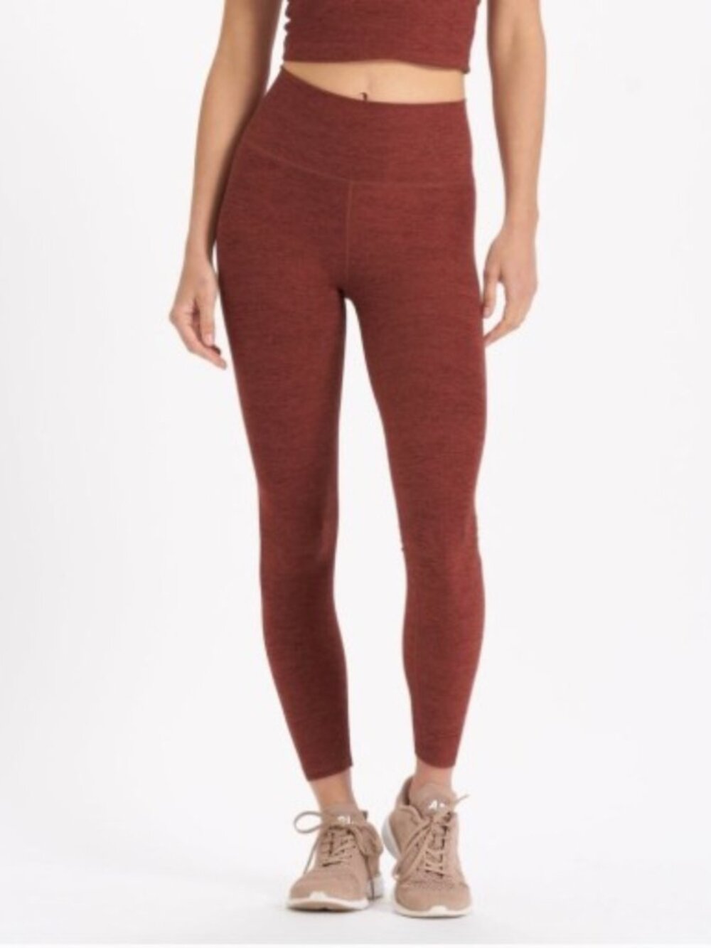 Vuori Clean Elevation Legging in Brick Heather Size Medium